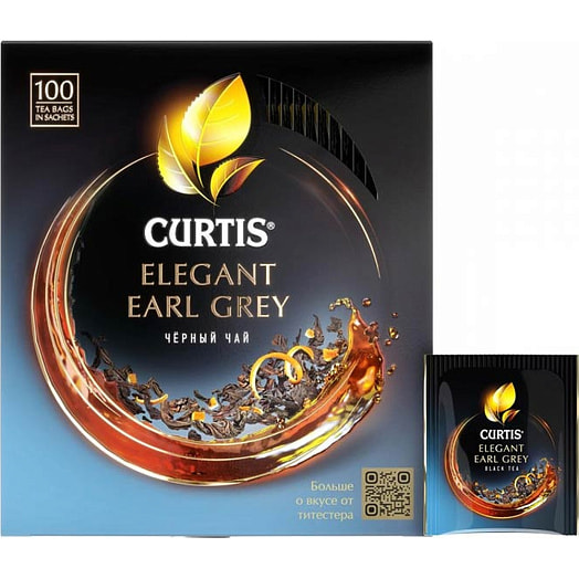 Чай Curtis Elegant Earl Grey 170г черный с добавками Компания Май Россия Компания Май