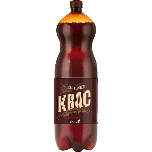 Напиток б/алк Квас Белорусский Темный (Мельников) 2л ПЭТ Беларусь