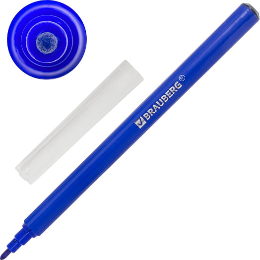 Фломастеры BRAUBERG PREMIUM Ультра-смываемые (24цвета) арт.151940 Китай