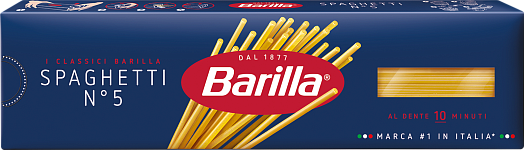 Макаронные изделия Barilla Паста Spaghetti 450г карт/уп. Россия