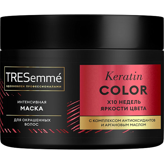 Маска  для волос 300мл интенсивная для окрашенных волос keratin color Unilever Россия tresemme