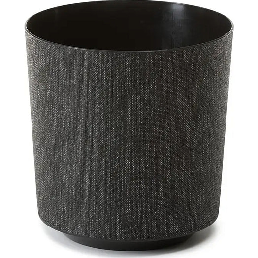 Кашпо пластмассовое gama черный 19*19*20см арт.LA011-05 Польша