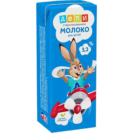 Молоко детское 3.2% 250мл стерилиз ММЗ N1 Беларусь