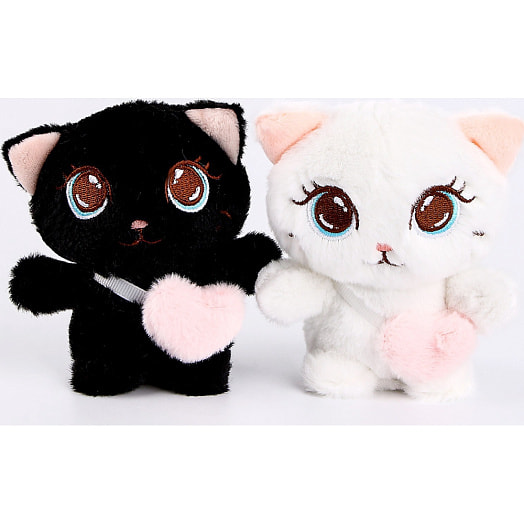 Мягкая игрушка Кот с сердцем 11см арт.9417593 Китай