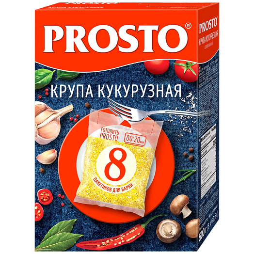 Крупа кукурузная 500г карт/уп. ООО Компания Ангстрем Трейдинг Россия