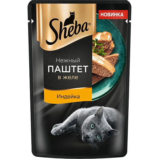 Корм для взрослых кошек Sheba Курица 75г Марс Россия SHEBA