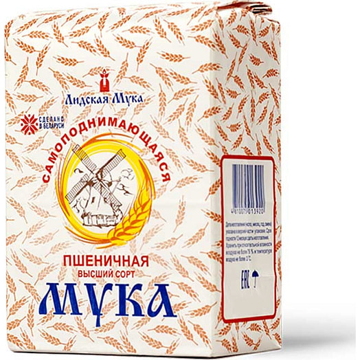 Мука пшеничная самоподнимающаяся высший сорт 1кг М54-28 Беларусь