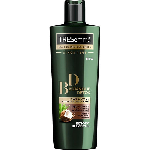 Шампунь для волос Botanique Detox 400мл Unilever Россия Tresemme