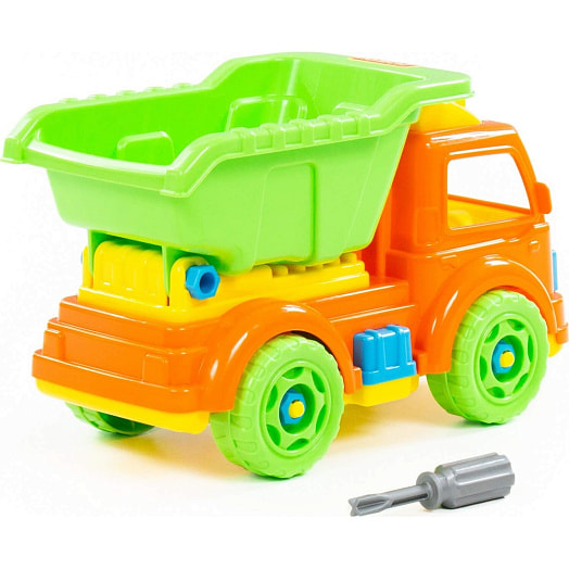 Конструктор-транспорт Автомобиль-самосвал 27 элементов арт.73006 СООО ПП Полесье Беларусь Полесье