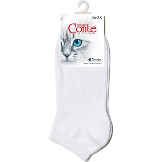 Носки женские CONTE ELEGANT 3DSOCKS, р.25-27, 000 белый арт.24С-3СП СООО Конте Спа Беларусь Conte