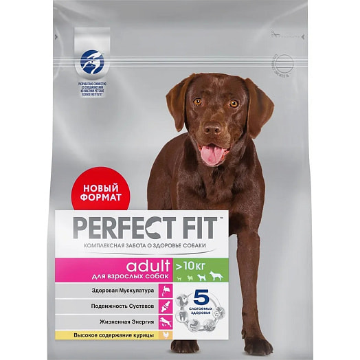 Корм сухой Perfect Fit с курицей для собак средних и крупных пород 1.4кг ООО Марс Россия Perfect Fit