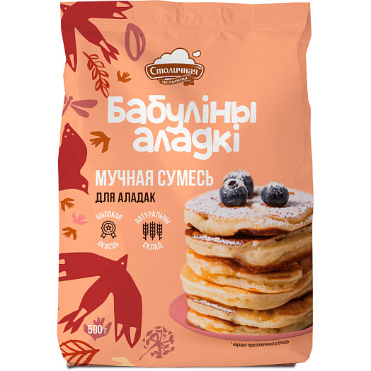 П/ф мучных изделий Бабулины аладки 500г ОАО Минский КХП Беларусь