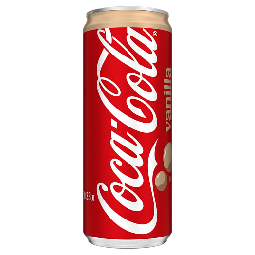 Напиток Coca-Cola Vanilla 330мл ж/б Беларусь