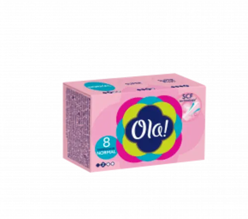 Тампоны гигиен Ola! normal Шелковистая поверхность 8шт Hygiene Kinetics Россия