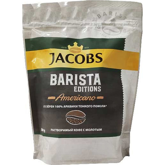 Кофе Jacobs barista editions americano 130г ПЭТ раствор./с доб молотого Якобс ДАУ Эгбертс Россия JDE