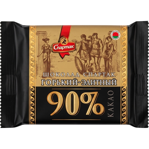 Шоколад Спартак Горький-элитный 90% какао 65г СП ОАО Спартак Беларусь
