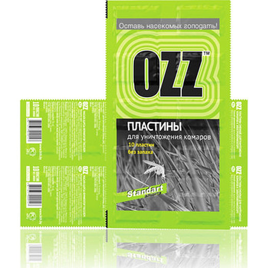 OZZ-Стандарт пластины 10шт арт.020501 Беларусь