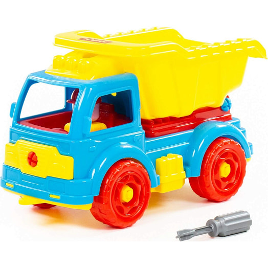 Конструктор-транспорт Автомобиль-самосвал 27 элементов арт.73006 СООО ПП Полесье Беларусь Полесье