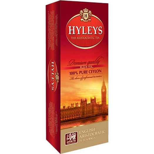 Чай Hyleys 50г Английский аристократический чёрный 25пак*2г ООО "ПЭТРОН" Россия