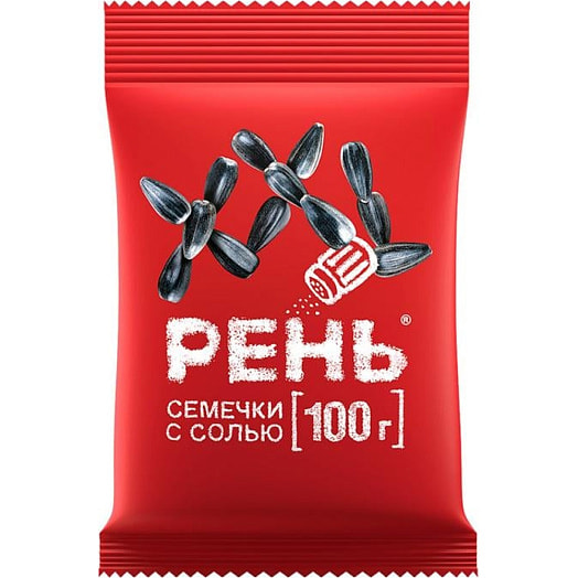 Семена подсолнечника Рень 100г жареные с солью ООО Азбука снеков Беларусь Онега