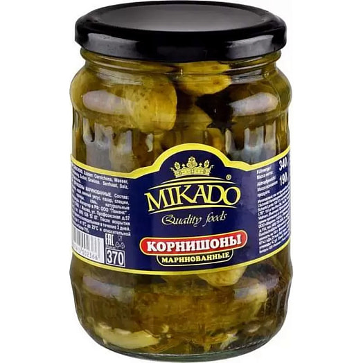Корнишоны маринованные 370г ст/б ООО СП Самабранка Россия