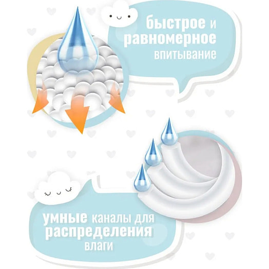 Подгузники-трусики для детей 9-15кг Nihon baby 4L Maxi 44шт ОООБелЭмса Беларусь