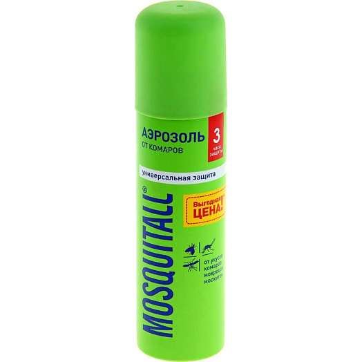 Аэрозоль MOSQUITALL Универсальная защита 150мл универсальная защита ООО Компания Арнест, Россия (Х Россия MOSQUITALL