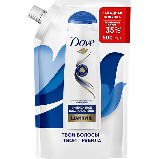 Шампунь для волос 500мл интенсивное восстановление Unilever Россия DOVE