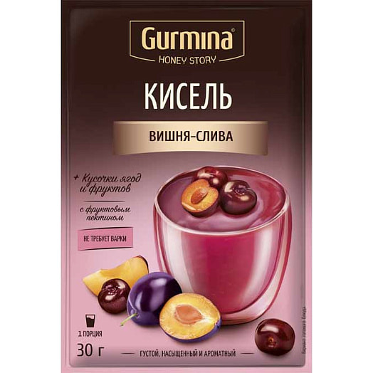 Кисель 30г пакет вишня-слива Gurmina Беларусь Gurmina