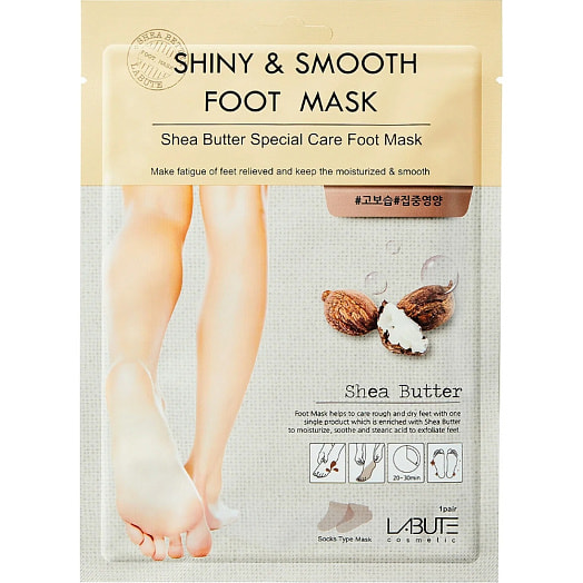 Маска носочки для ног SHINY SMOOTH FOOT MASK COSM Co Корея