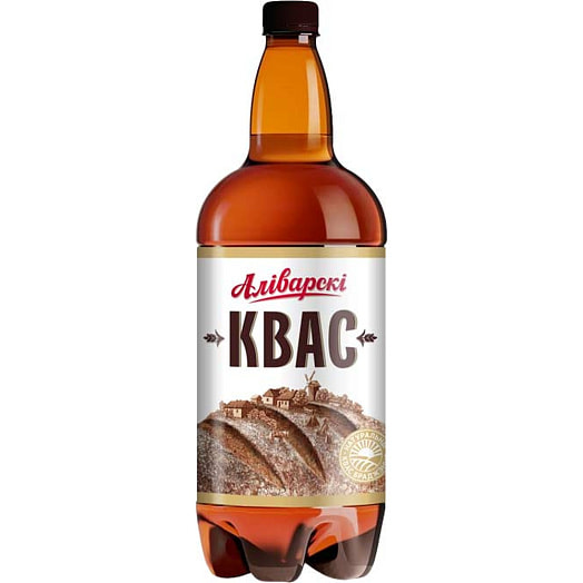Напиток б/алк Квас брожения Алiварскi 1.5л ПЭТ газ. Беларусь