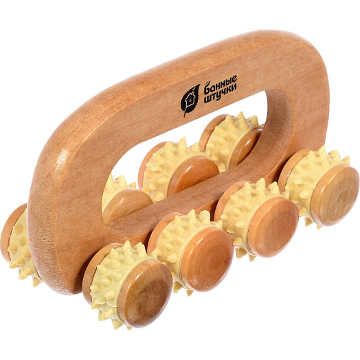 Массажёр Вездеход деревянный универсальный арт.40054 ООО Профит Китай Банные штучки