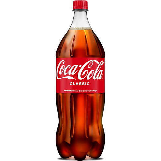 Напиток б/алк Coca-Cola 2л газ. Coca-Cola Беларусь