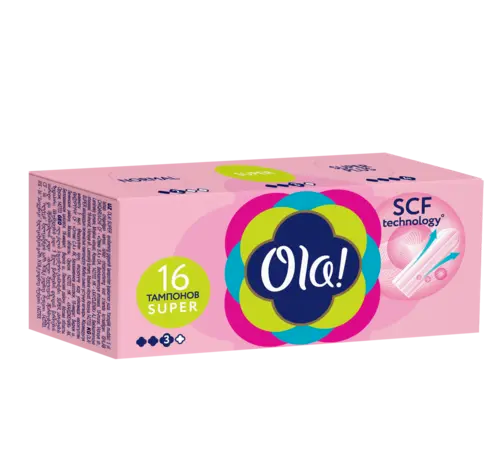 Тампоны гигиенические Ola! Super 16шт Hygiene Kinetics Россия