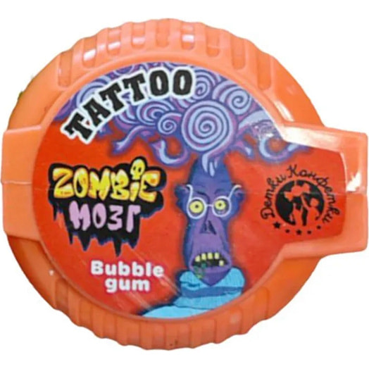 Жевательная резинка Мозг Zombie (ролл с татуировкой) 12г Китай