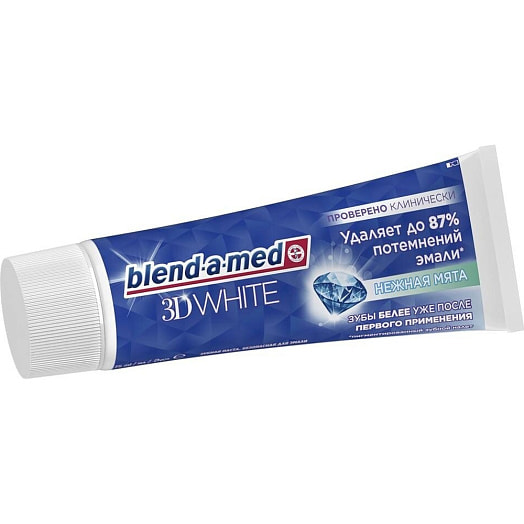Зубная паста 3D White Нежная мята 75мл procter & gamble Германия Blend-a-med
