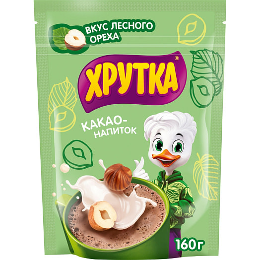 Какао-напиток Хрутка Фундук б/раствор 160г Россия Хрутка