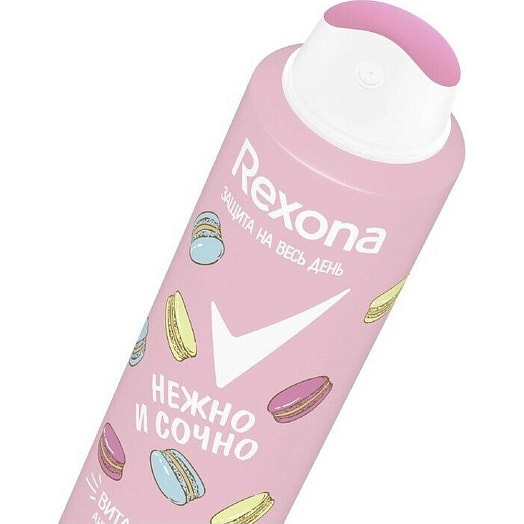 Дезодорант-антиперспирант Rexona 150мл Нежно и сочно спрей Россия
