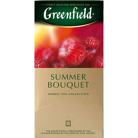Чайный напиток Greenfield 50г Summer Bouquet (25пак*2гр) Орими Россия