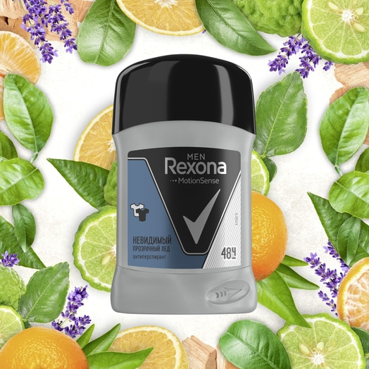 Антиперспирант-карандаш REXONA 50мл Инвизибл Айс муж. Россия