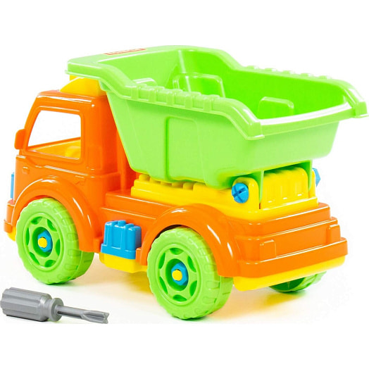 Конструктор-транспорт Автомобиль-самосвал 27 элементов арт.73006 СООО ПП Полесье Беларусь Полесье