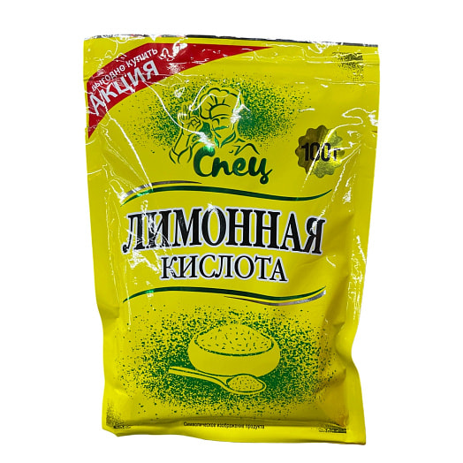 Кислота лимонная СПЕЦ 100г Беларусь СПЕЦ