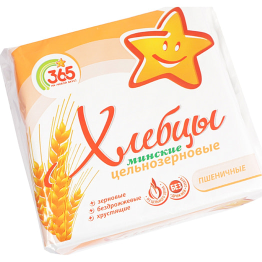 Хлебцы Хлебцы Минские пшеничные 90г Беларусь