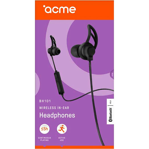 Наушники Bluetooth bh101 беспроводные арт.211161 Acme Китай ACME