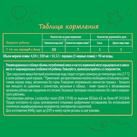Сухая молочная смесь Nestogen 4 300г с пребиотиками и лактобактер. L.reuteri для детей с 18мес. Россия