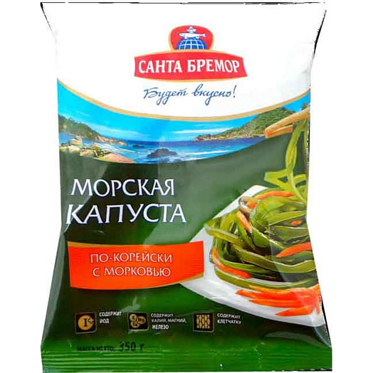 Капуста морская по-корейски с морковью 350г Беларусь