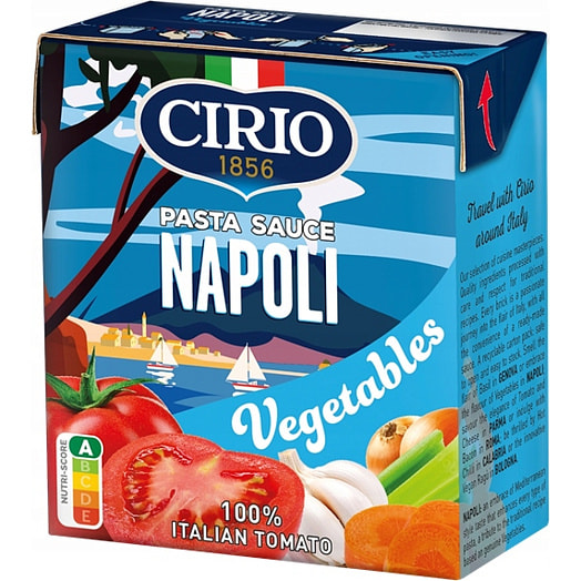 Соус томатный для пасты Наполи с овощами 340г Conserve Italia Soc. Coop. Agricola Италия Cirio