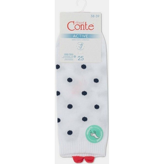 Носки женские пакет active, р25, 222 белый арт.20С-18СП СООО Конте Спа Беларусь Conte elegant