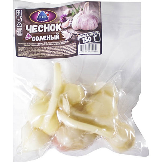 Чеснок соленый 150г пакет в/у Беларусь
