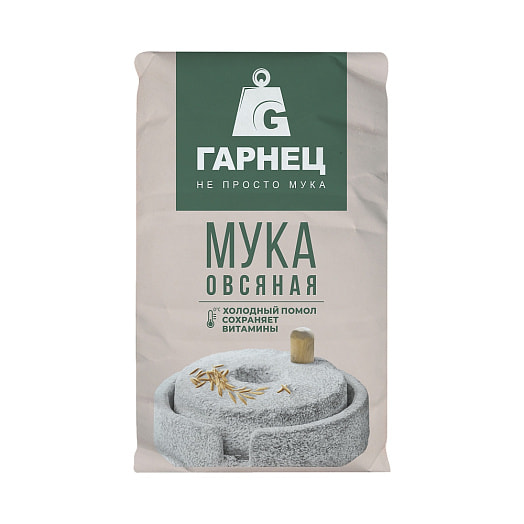 Мука овсяная 400г ООО Гарнец Россия